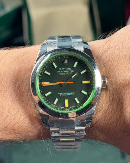 ROLEX MILGAUSS NEGRO SUIZO
