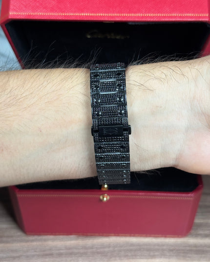 CARTIER SANTOS FULL ICE NEGRO SUIZO