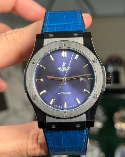 HUBLOT CLASSIC CERAMIC BLUE