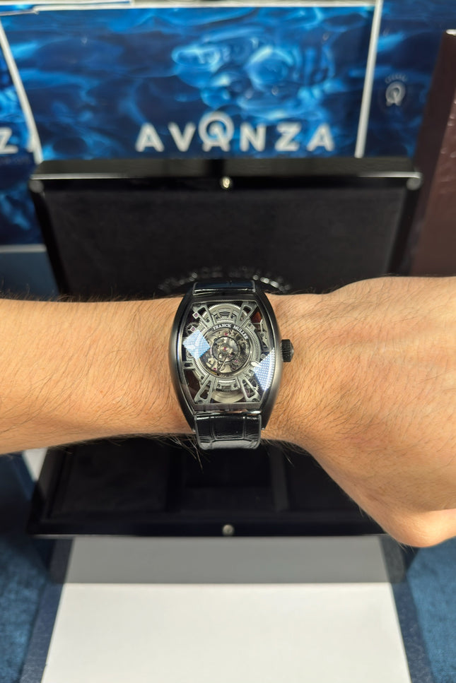 FRANCK MULLER CURVEX SUIZO - NEGRO