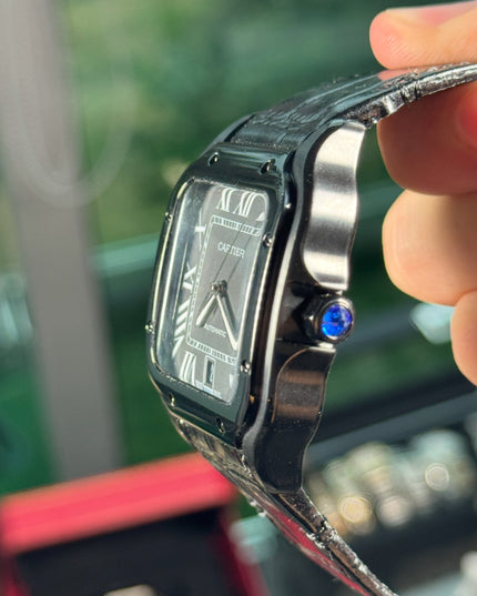 CARTIER SANTOS NEGRO PIEL