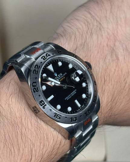 ROLEX EXPLORER II SUIZO - FONDO NEGRO