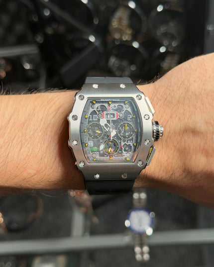 RICHARD MILLE CHRONOGRAPH AUTOMATIC MEN'S WATCH RM 11-03 RG (ACERO)