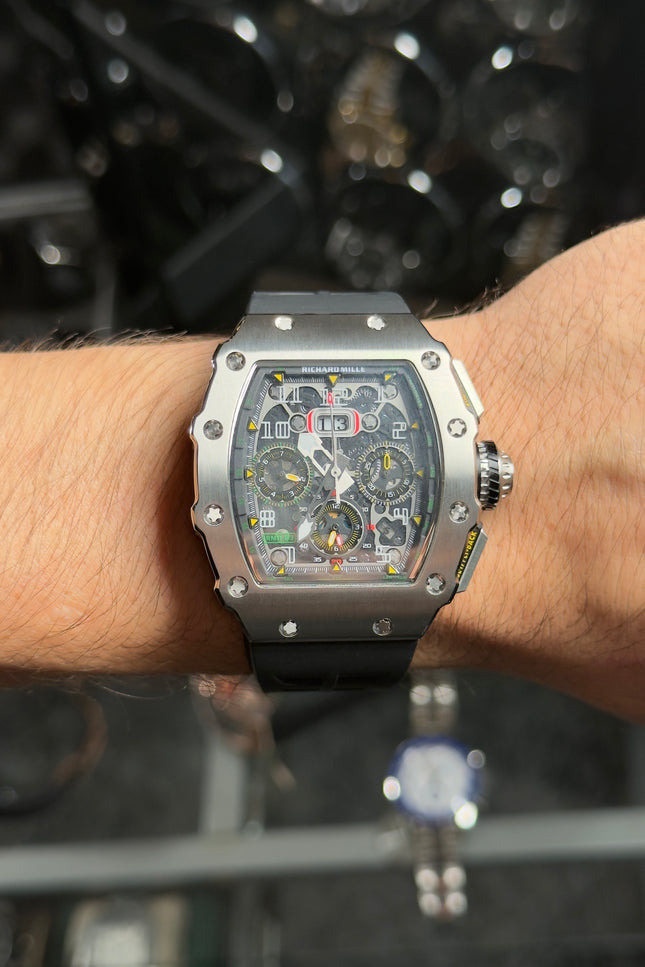 RICHARD MILLE CHRONOGRAPH AUTOMATIC MEN'S WATCH RM 11-03 RG (ACERO)