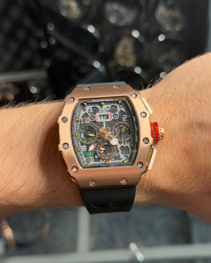 RICHARD MILLE CHRONOGRAPH AUTOMATIC MEN'S WATCH RM 11-03 RG (ROSE GOLD)