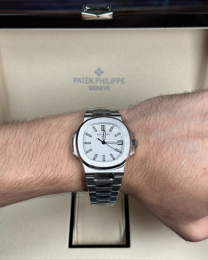 PATEK PHILIPPE NAUTILUS SUIZO - BLANCO
