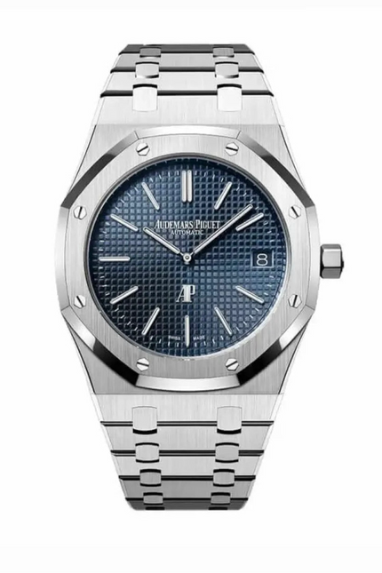 AUDEMARS PIGUET ROYAL OAK 40 MM SUIZO - FONDO AZUL