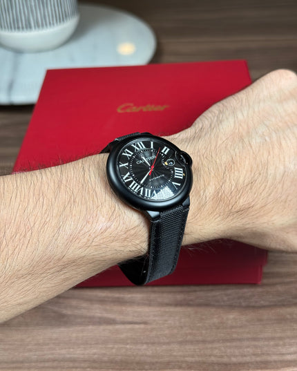 CARTIER BALLON BLEU CARBON BLACK DIAL SUIZO
