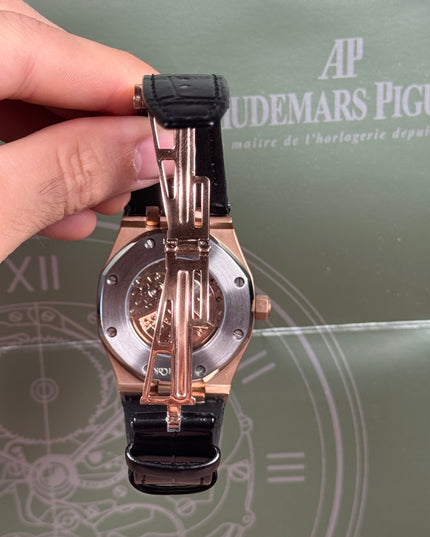 AUDEMARS PIGUET ROYAL OAK PIEL ROSE GOLD