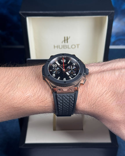 HUBLOT BIG BANG 20TH ANNIVERSARY KING GOLD CERAMIC SUIZO