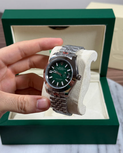 ROLEX DATEJUST 42MM GREEN DIAL JUBILEE