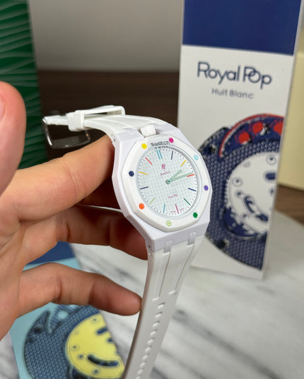 AUDEMARS PIGUET x SWATCH ROYAL POP HUIT BLANC