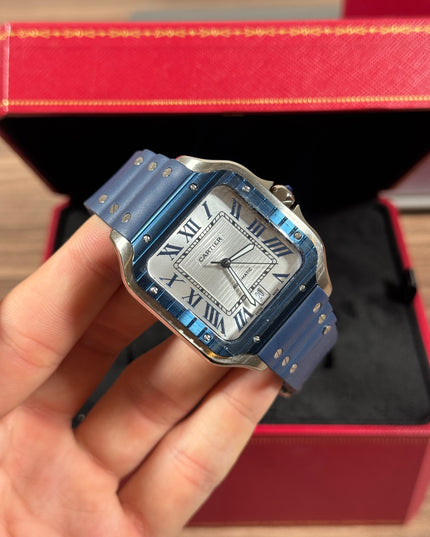 CARTIER SANTOS BISEL AZUL