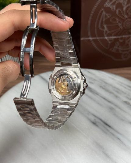 PATEK PHILIPPE PLATEADO WHITE DIAL