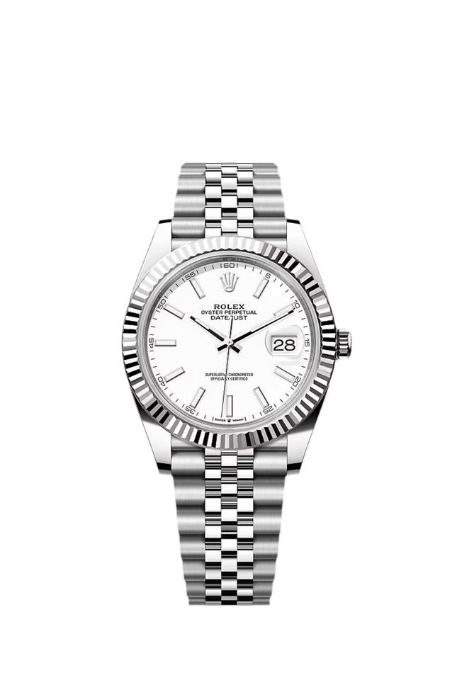 ROLEX DATEJUST SUIZO FONDO BLANCO