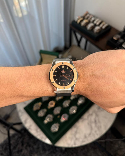 HUBLOT CLASSIC FUSION TITANIUM KING GOLD