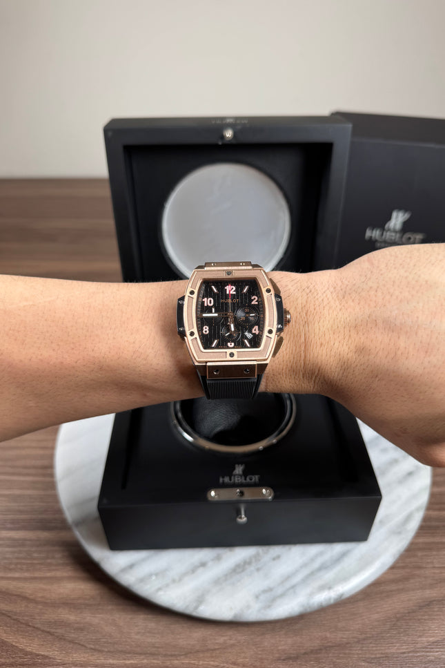 HUBLOT SPIRIT OF BIG BANG BLACK MAGIC - NEGRO/ROSEGOLD