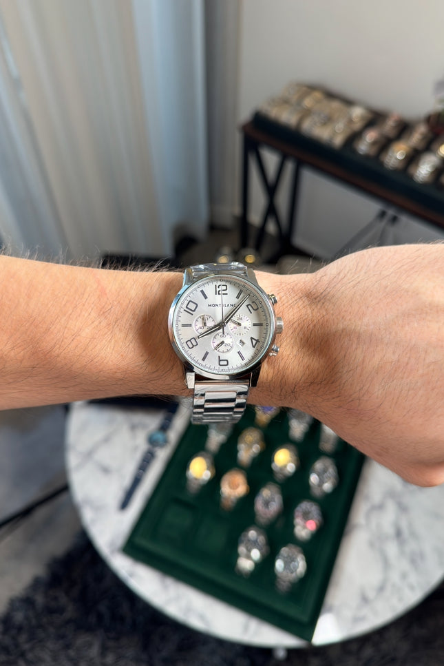 MONTBLANC CRONÓMETRO - PLATEADO