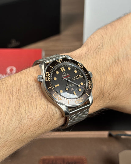 OMEGA SEAMASTER DIVER 300M SUIZO DOBLE EXTENSIBLE