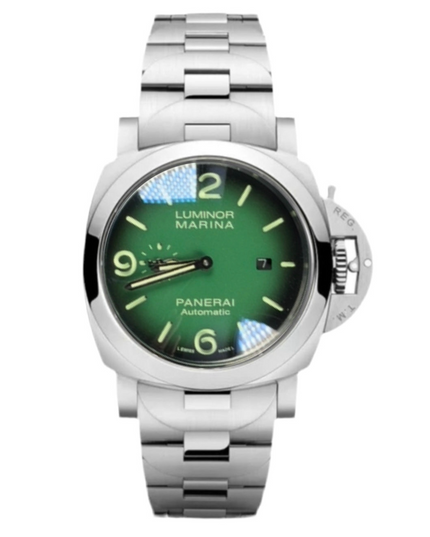 PANERAI LUMINOR MARINA - PLATA FONDO VERDE