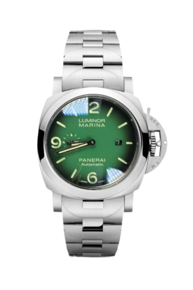 PANERAI LUMINOR MARINA - PLATA FONDO VERDE