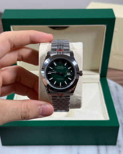ROLEX DATEJUST 42MM GREEN DIAL JUBILEE