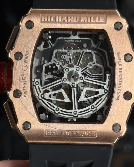 RICHARD MILLE CHRONOGRAPH AUTOMATIC MEN'S WATCH RM 11-03 RG (ROSE GOLD)