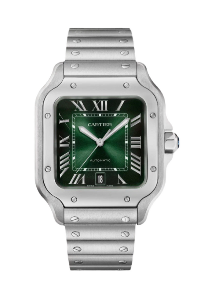CARTIER SANTOS FONDO VERDE