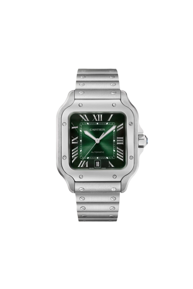 CARTIER SANTOS FONDO VERDE