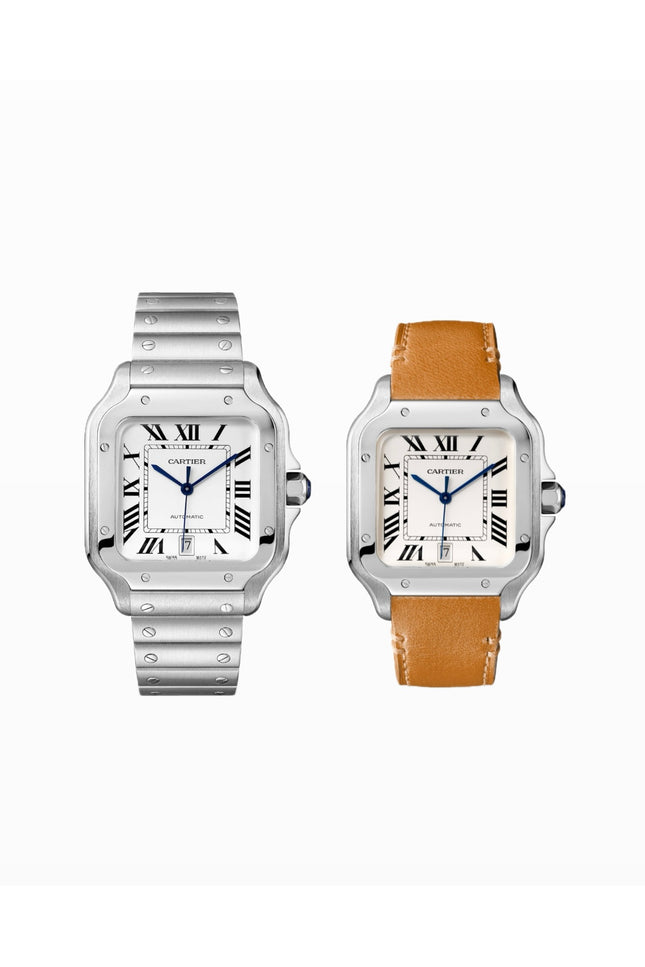 CARTIER SANTOS SUIZO DOBLE EXTENSIBLE - PLATEADO