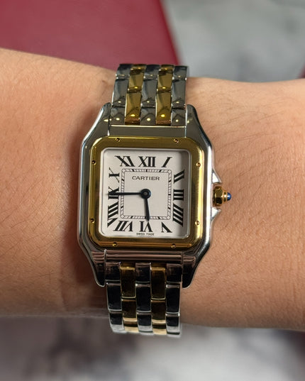 CARTIER SANTOS PANTHERE BICOLOR