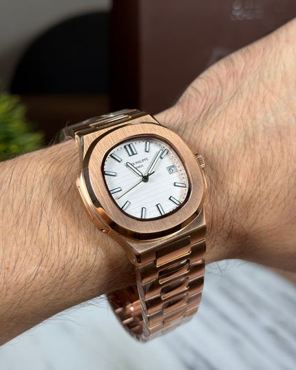 PATEK PHILIPPE ROSEGOLD WHITE DIAL