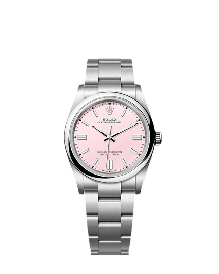 ROLEX OYSTER PERPETUAL 36MM SUIZO - FONDO ROSA