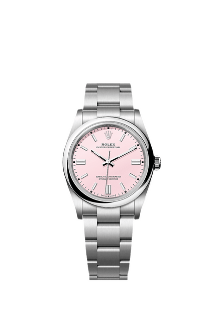 ROLEX OYSTER PERPETUAL 36MM SUIZO - FONDO ROSA
