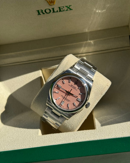 ROLEX OYSTER PERPETUAL 36MM SUIZO - FONDO ROSA