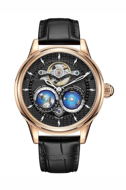 MONTBLANC TOURBILLON CYLINDRIQUE GEOSPHERES VASCO DA GAMA BLACK DIAL