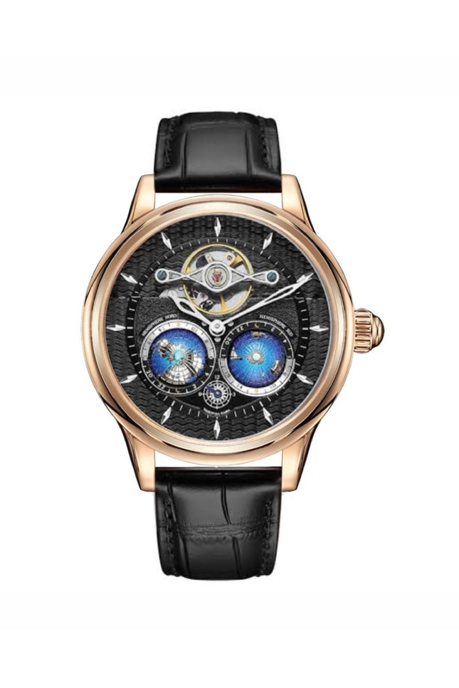 MONTBLANC TOURBILLON CYLINDRIQUE GEOSPHERES VASCO DA GAMA BLACK DIAL