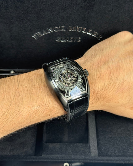 FRANCK MULLER CURVEX SUIZO - NEGRO