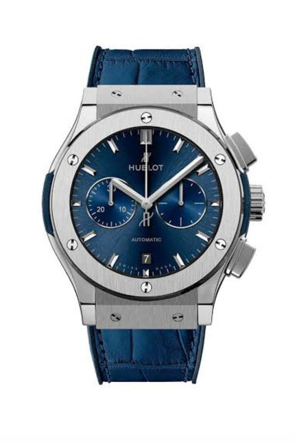 HUBLOT CRONO CLASSIC FUSION - AZUL PLATEADO