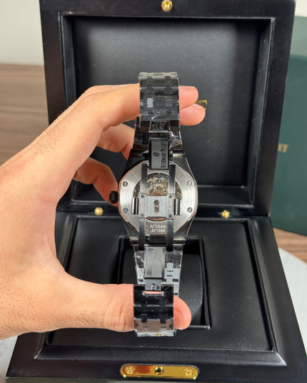 AUDEMARS PIGUET ROYAL OAK DOUBLE BALANCE - CERÁMICA NEGRA