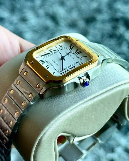 CARTIER SANTOS DOBLE TONO 36 MM
