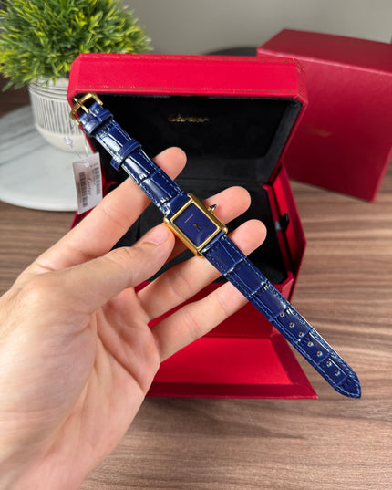 TANK LOUIS CARTIER MINI - AZUL