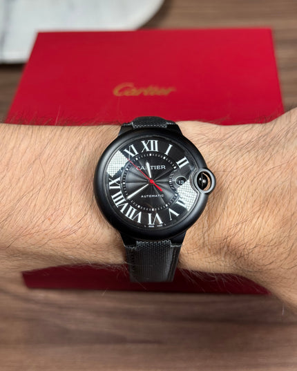 CARTIER BALLON BLEU CARBON BLACK DIAL SUIZO