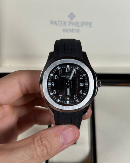 PATEK PHILIPPE AQUANAUT - NEGRO PLATEADO