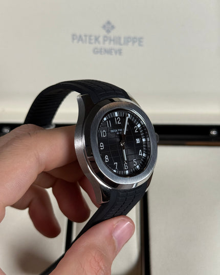 PATEK PHILIPPE AQUANAUT - NEGRO PLATEADO