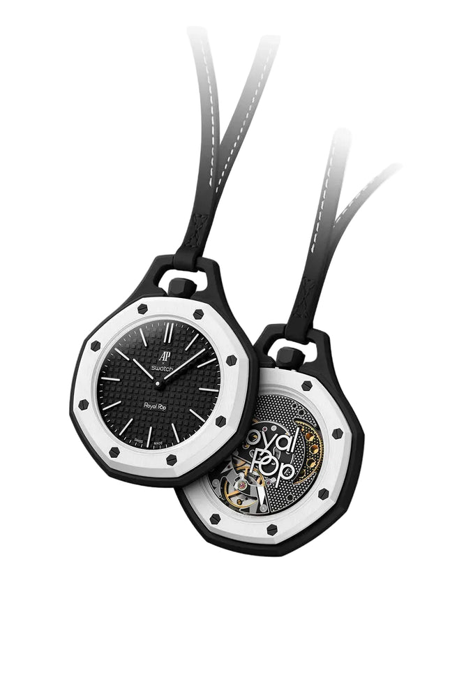 AUDEMARS PIGUET x SWATCH ROYAL POP OCHO NEGRO