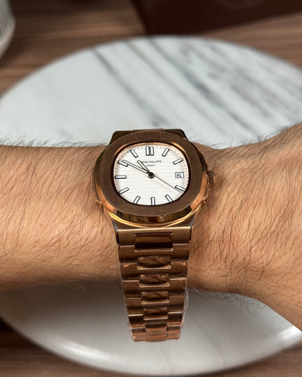 PATEK PHILIPPE ROSEGOLD WHITE DIAL
