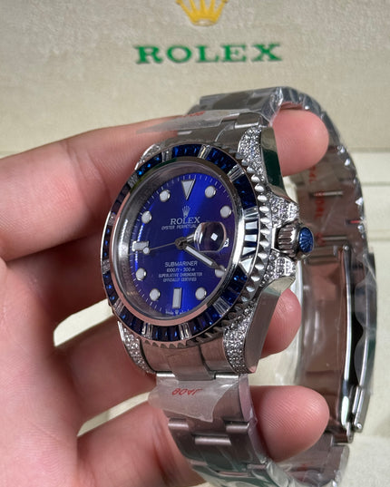 ROLEX SUBMARINER DIAMOND AZUL