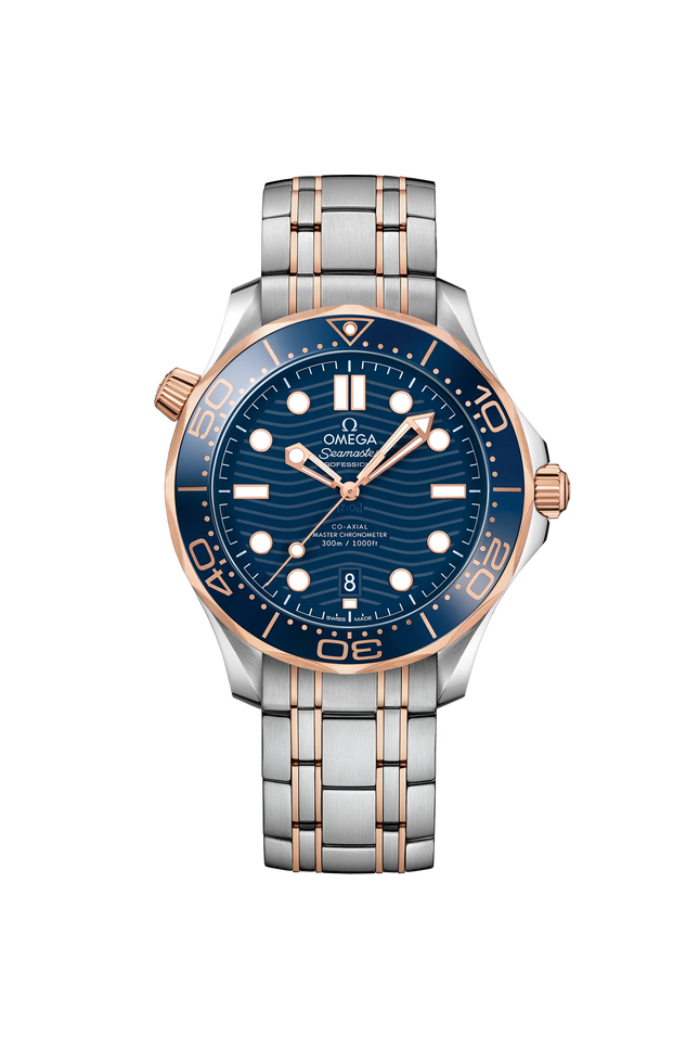 OMEGA SEAMASTER DIVER 300M - ACERO Y ORO ROSA