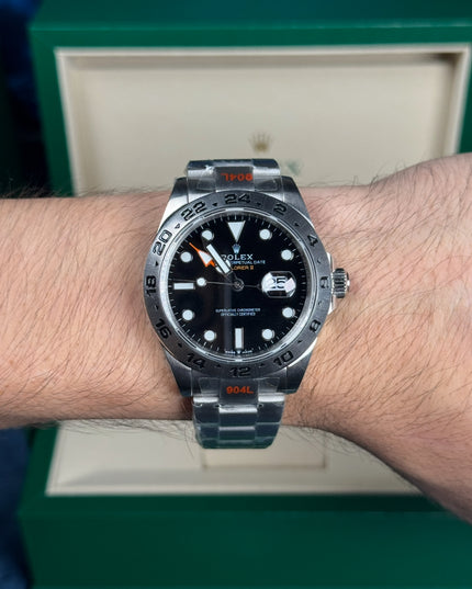 ROLEX EXPLORER II SUIZO - FONDO NEGRO